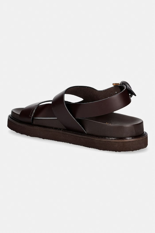 Obuv Jonak sandále dámske kožené LAGUNE CUIR GLACE 1000044 hnedá