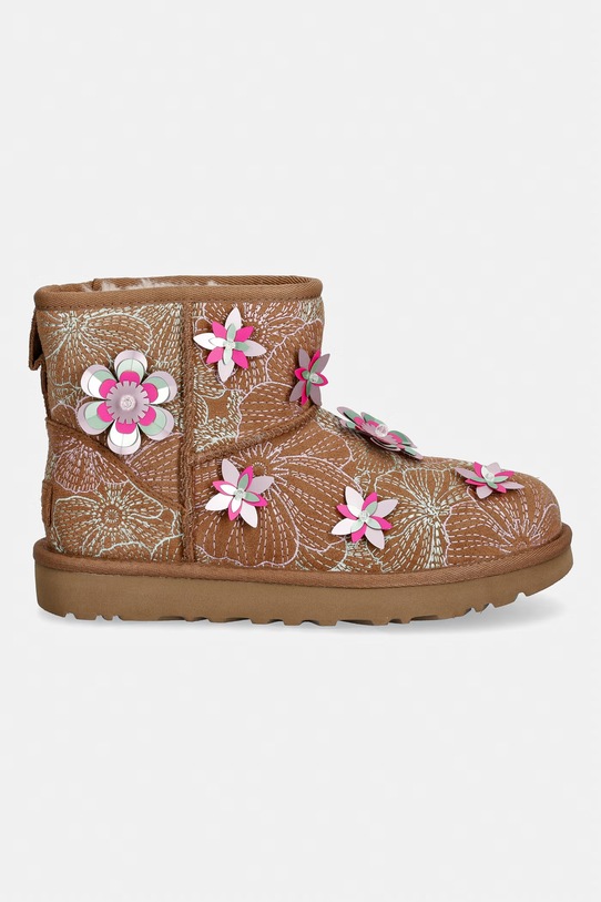 Semišové snehule UGG W Classic Mini Meadow 1181014.CHE hnedá SS26