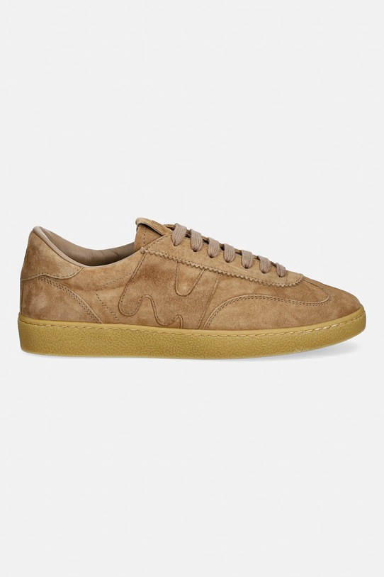 MSGM sneakersy nubukowe 4041MDS021.997.23 brązowy SS26
