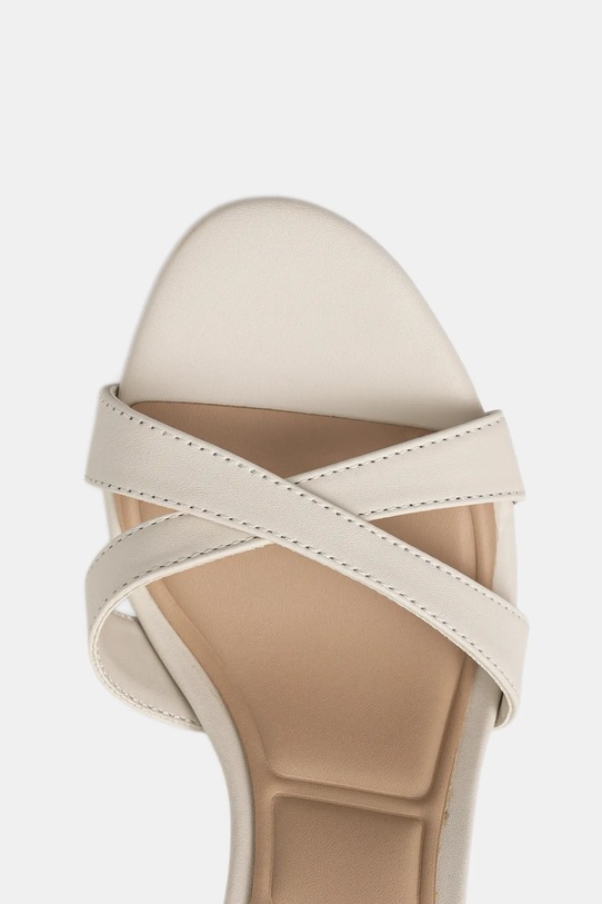 Aldo sandały skórzane MELODIE beżowy 13968240.MELODIE