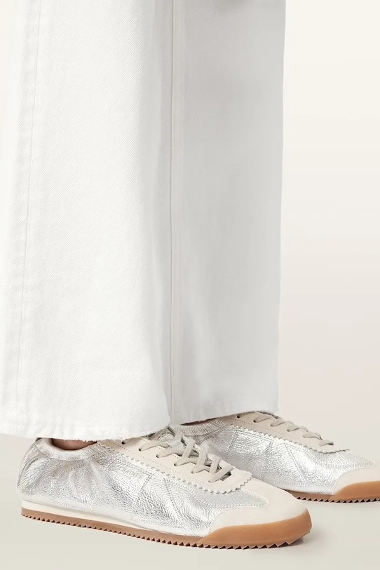 AllSaints sneakersy skórzane Kenny Runner W054FD.SLV