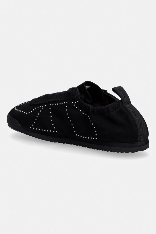 Încălțăminte AllSaints sneakers din piele întoarsă Kenny Stud Runner W056FD.BLK negru
