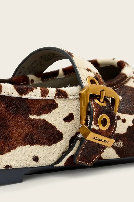 AllSaints baleríny kožené Sabine Shoe béžová W033FE