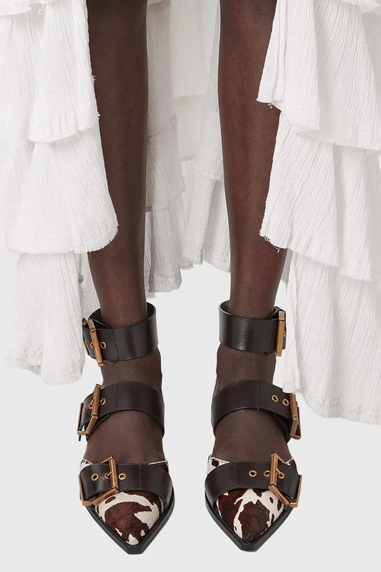 AllSaints baleriny skórzane Sutton Shoe W108FE