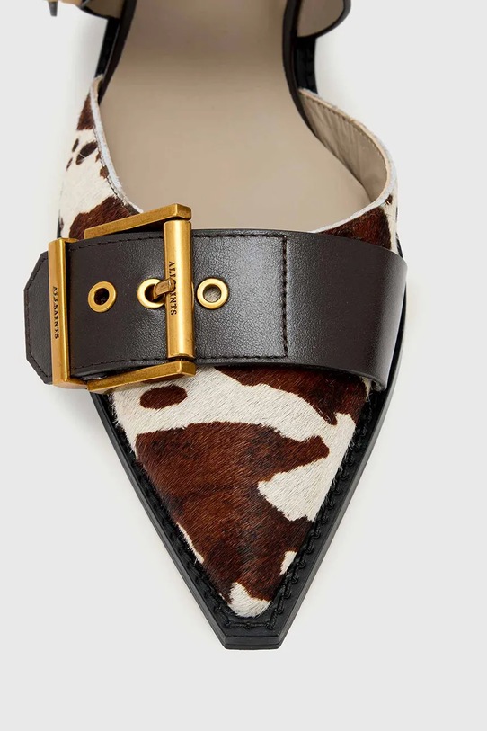 AllSaints baleriny skórzane Sutton Shoe W108FE beżowy