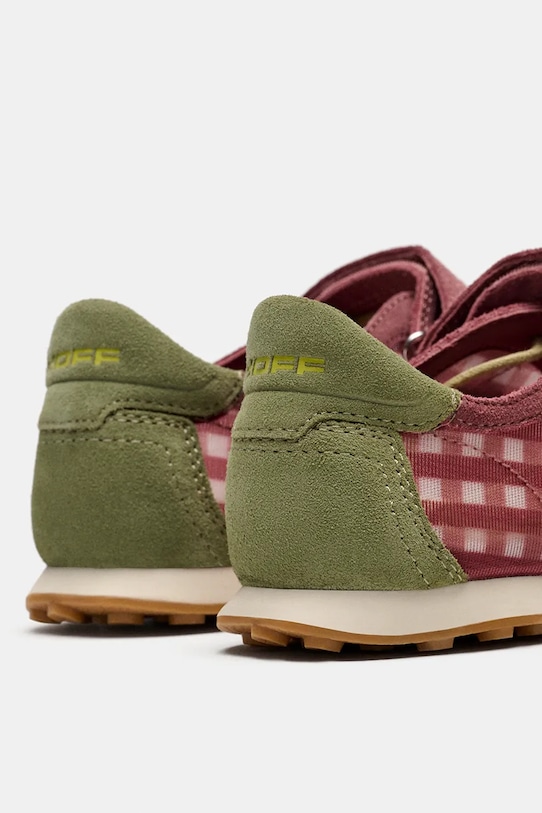 Cipők Hoff BRIDGE BOW VICHY BERRY női bőr sportcipő 12661041 rózsaszín