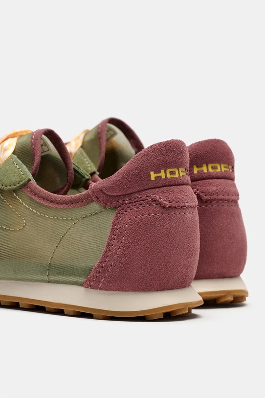 Obuća Hoff BRIDGE SOLID MESH SAGE tenisice za žene od brušene kože 12661042 zelena