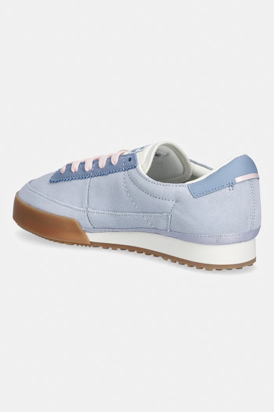 Obuwie Lacoste sneakersy skórzane Aura Sneakers 51SFA0073 niebieski