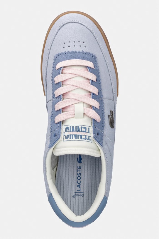 Lacoste sneakersy skórzane Aura Sneakers niebieski 51SFA0073