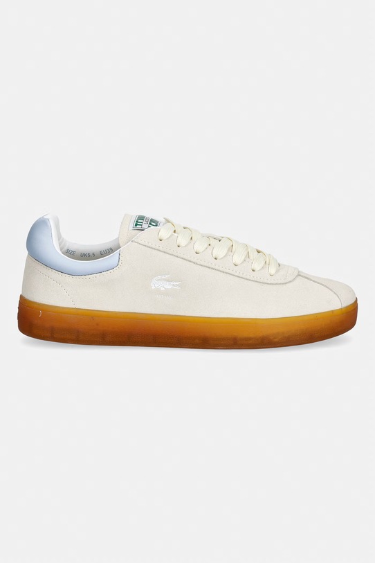 Lacoste Baseshot Sneakers кроссовки для женщин из замши 51SFA0083 бежевый SS26