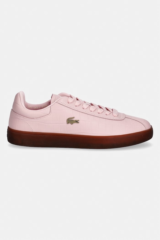Lacoste Baseshot Sneakers superge ženske usnjene 51SFA0084 roza SS26