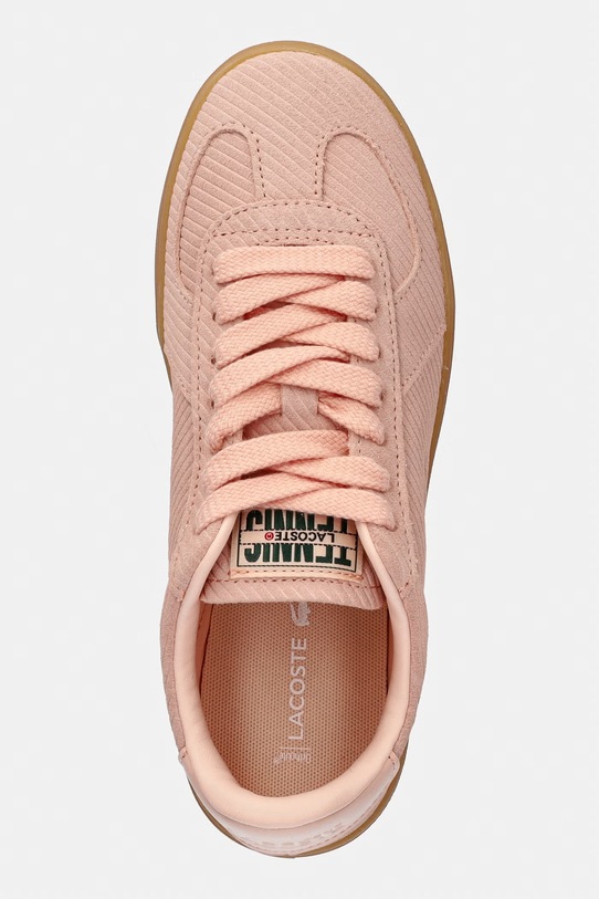 Lacoste sneakersy zamszowe Baseshot Pro Sneakers pomarańczowy 51SFA0087