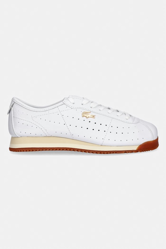 Lacoste sneakersy skórzane Club-Low Sneakers 51SFA0177 biały SS26