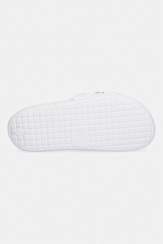 Lacoste klapki damskie Serve Slides Hybrid Monogram Pack 51CFA0031 biały
