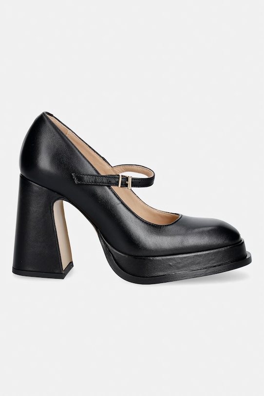 Souliers Martinez czółenka skórzane CASILDA CASILDA.BLACK czarny SS26