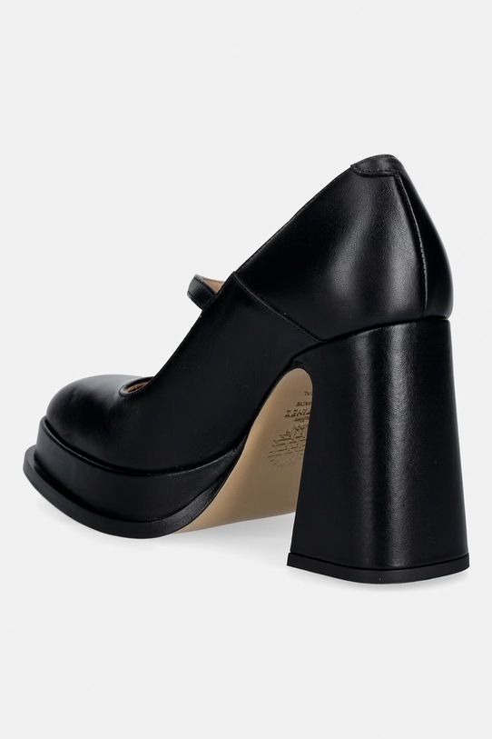 Obuwie Souliers Martinez czółenka skórzane CASILDA CASILDA.BLACK czarny