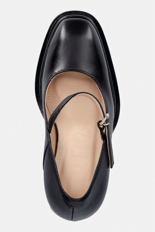 Souliers Martinez czółenka skórzane CASILDA czarny CASILDA.BLACK