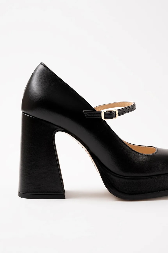 Souliers Martinez czółenka skórzane CASILDA CASILDA.BLACK czarny