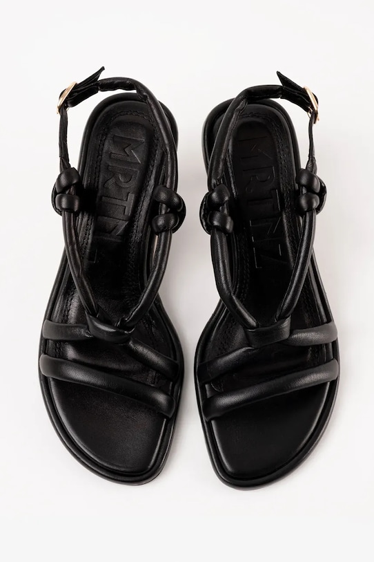 Încălțăminte Souliers Martinez sandale de piele ALICANTE ALICANTE.BLACK negru