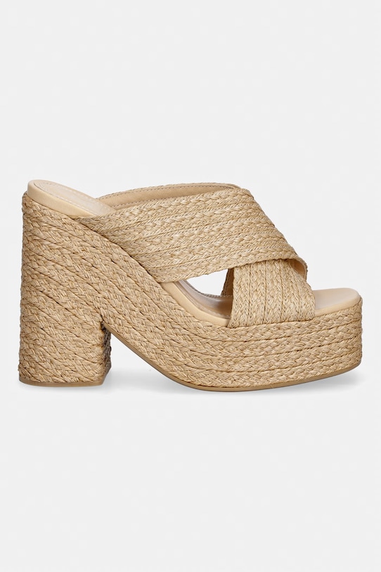 Souliers Martinez natikači s polno peto (blok) GARDA GARDA.NATURAL bež SS26