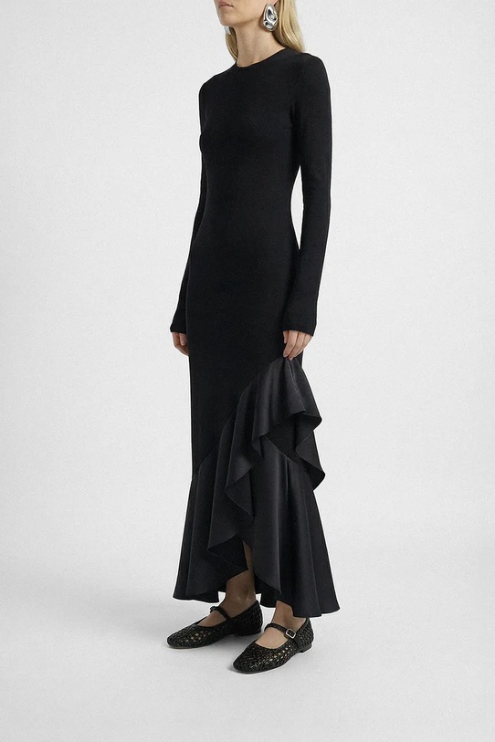 Souliers Martinez baleriny skórzane PARIS PARIS.BLACK czarny