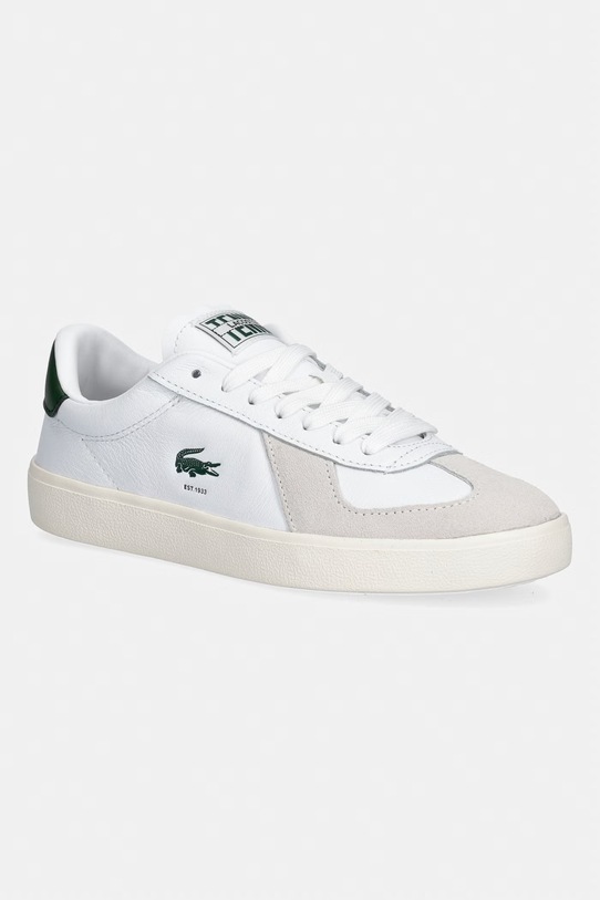 Lacoste sneakersy skórzane Baseshot Pro Sneakers skóra zamszowa biały 49SFA0028
