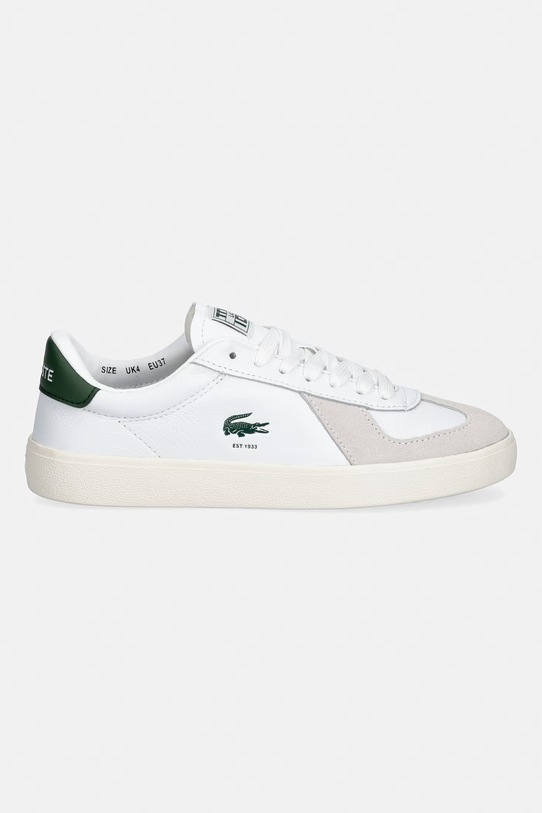 Lacoste sneakersy skórzane Baseshot Pro Sneakers 49SFA0028 biały SS26