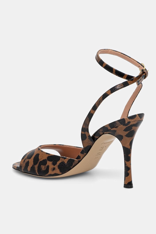 Obuwie Pollini sandały skórzane SA16019M1OTJ0105 beżowy