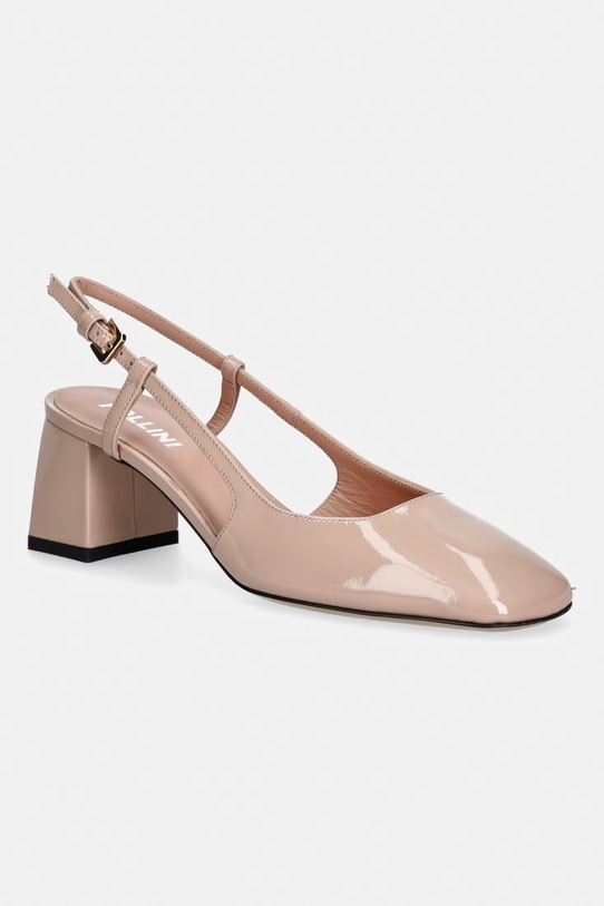 Kožené lodičky Pollini 5-8 cm béžová SA10055M1OTB0609