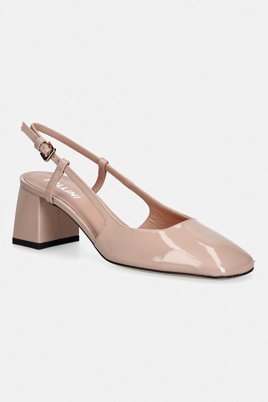 Kožené lodičky Pollini 5-8 cm béžová SA10055M1OTB0609