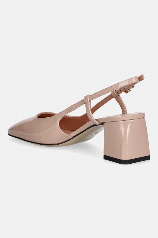 Obuv Kožené lodičky Pollini SA10055M1OTB0609 béžová