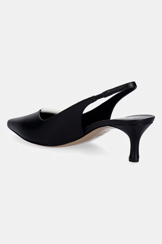 Obuwie Pollini szpilki skórzane SA10095M1OTE100A czarny