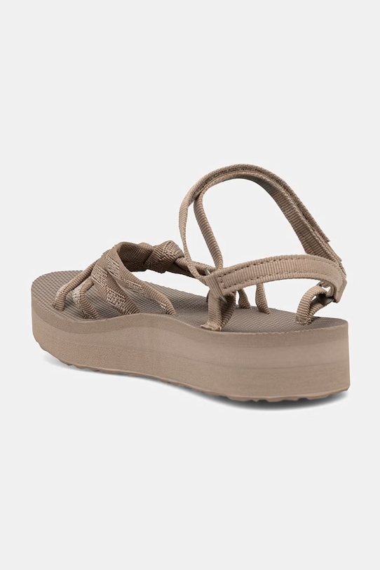 Obuwie Teva sandały damskie Midform Kena Slim 1173494 beżowy