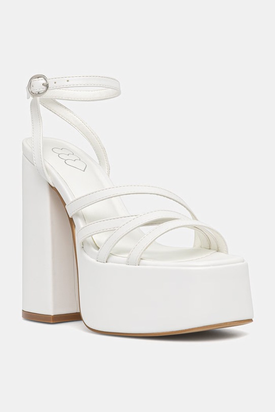 Koi Footwear sandále na podpätku DBP52 PLATFORM HEEL biela DBP52