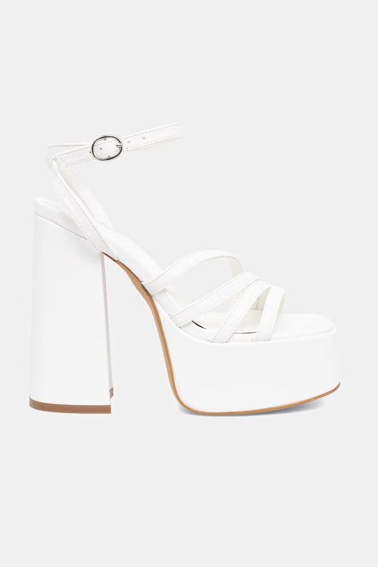 Koi Footwear sandały DBP52 PLATFORM HEEL DBP52 biały SS26