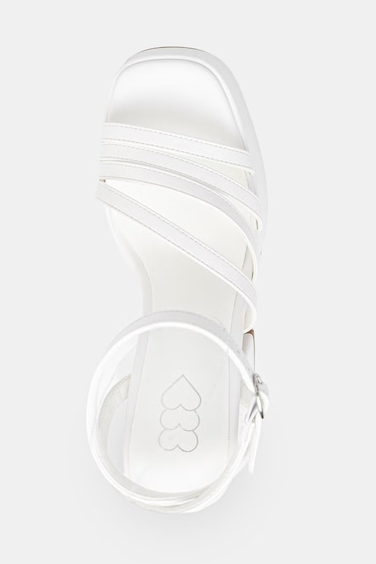 Koi Footwear sandały DBP52 PLATFORM HEEL biały DBP52