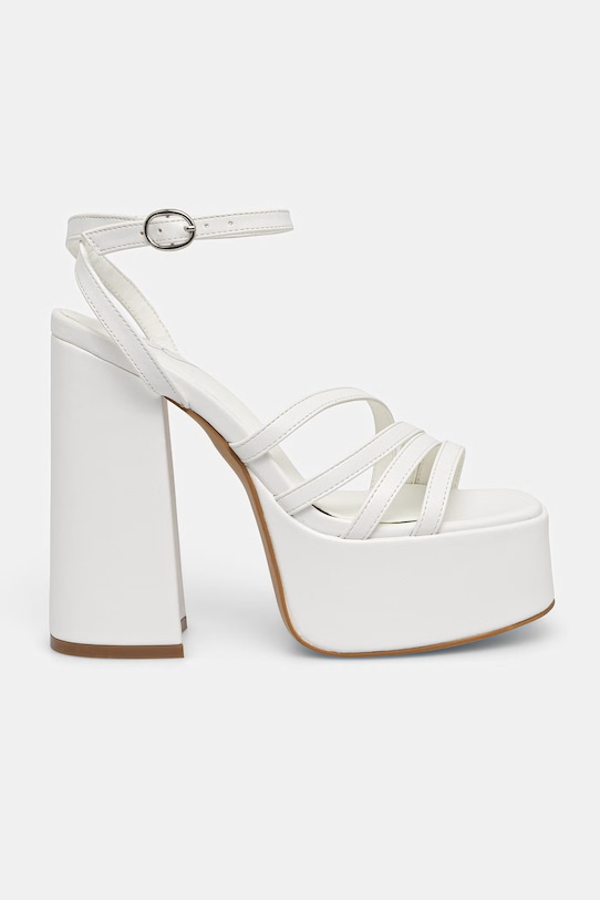 Πέδιλα Koi Footwear DBP55 WHITE PLATFORM HEEL DBP55 λευκό SS26