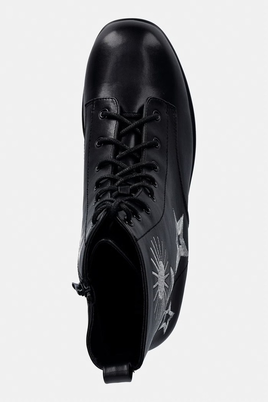 Koi Footwear stivaletti alla caviglia Astro Silver Star Moon Chunky Boots nero Astro.Silver.Star