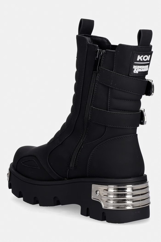 Obuwie Koi Footwear botki Uncanny Dodge Rogue Military Boots Uncanny.Dodge.Rogue czarny