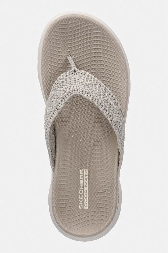 Skechers japonki damskie GO WALK FLEX beżowy 141459