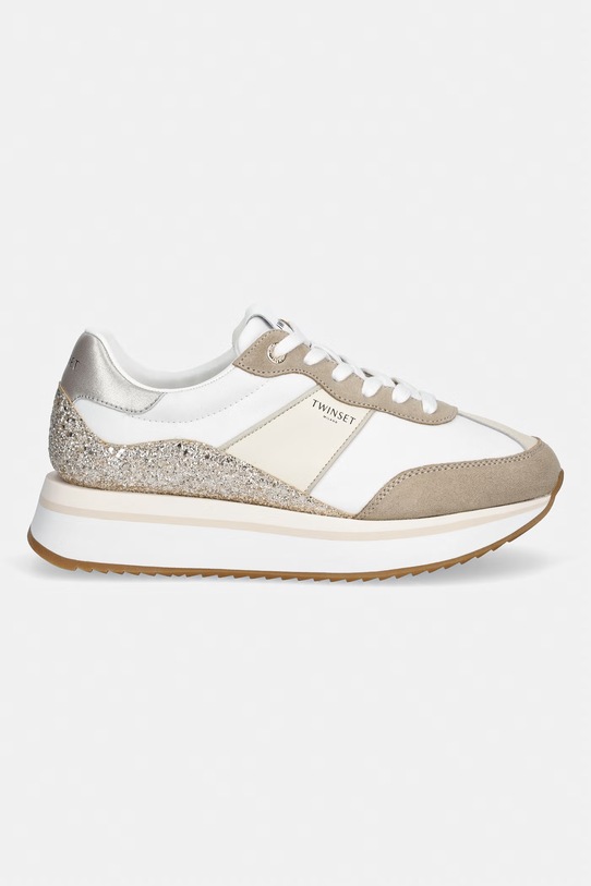 Twinset sneakersy 261TCP020.13246 beżowy SS26