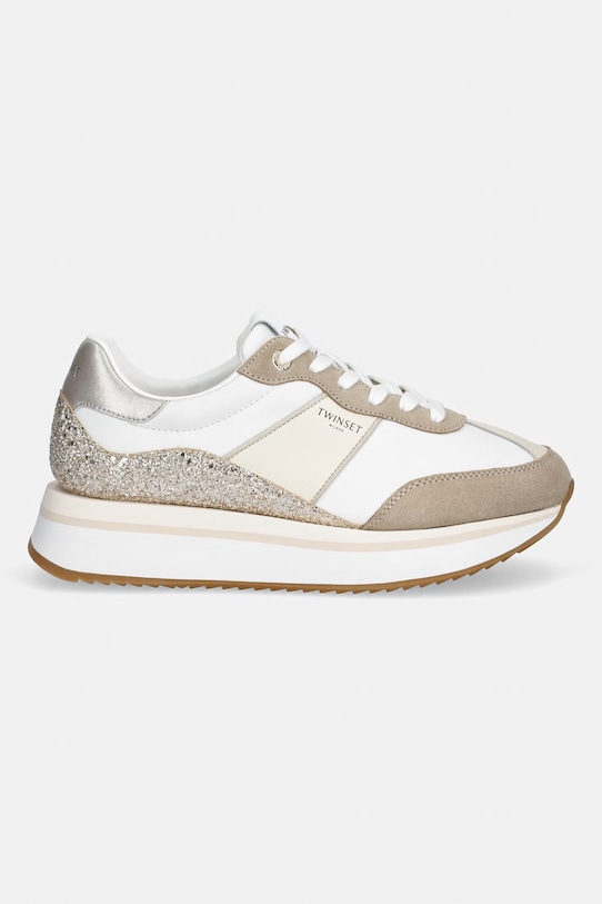Twinset sneakersy 261TCP020.13246 beżowy SS26