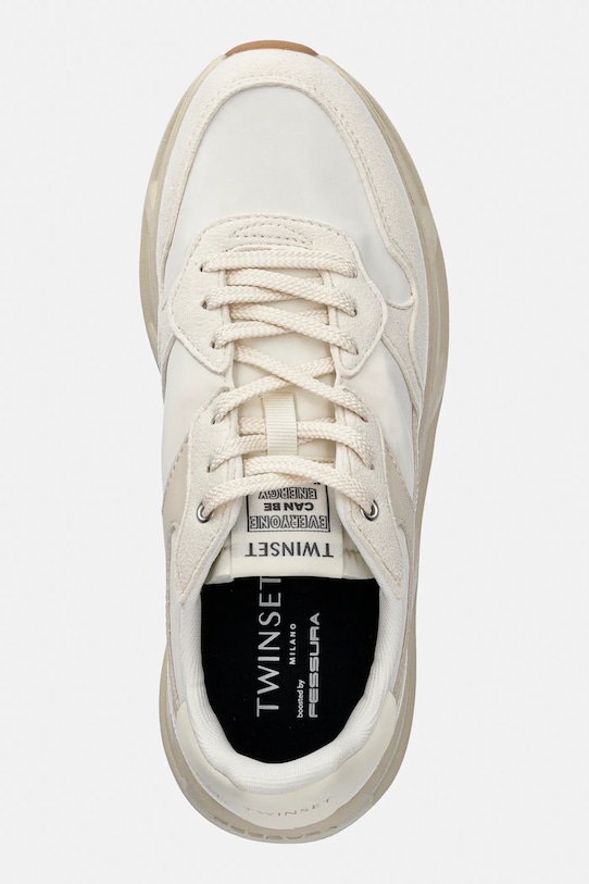 Twinset sneakersy beżowy 261TCP028.00381