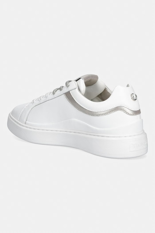 Obuwie Twinset sneakersy skórzane 261TCP016.13246 biały