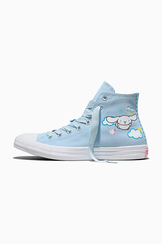 Converse Converse x Hello Kitty Chuck Taylor All Star HI plátěnky dámské modrá A17698C