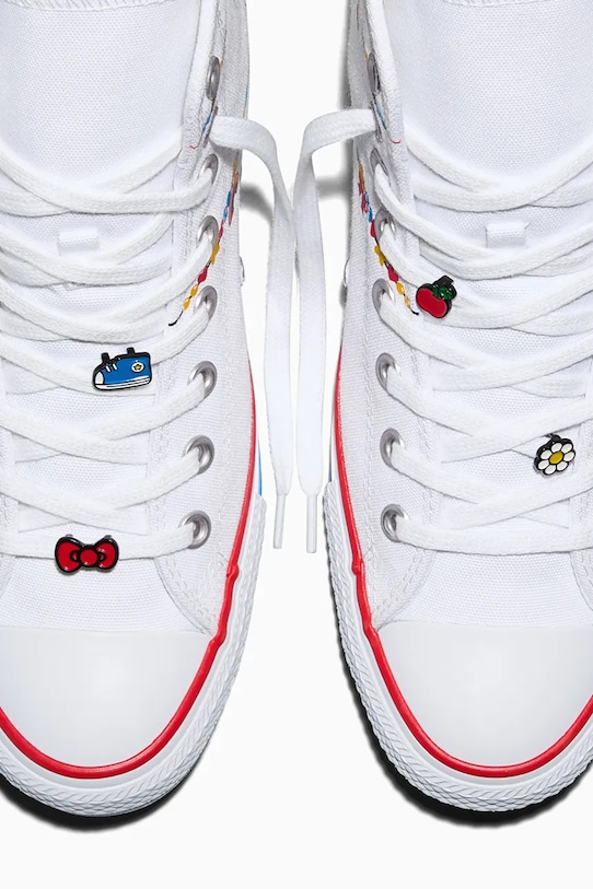Converse Converse x Hello Kitty Chuck Taylor All Star HI platnene superge ženske A17699C
