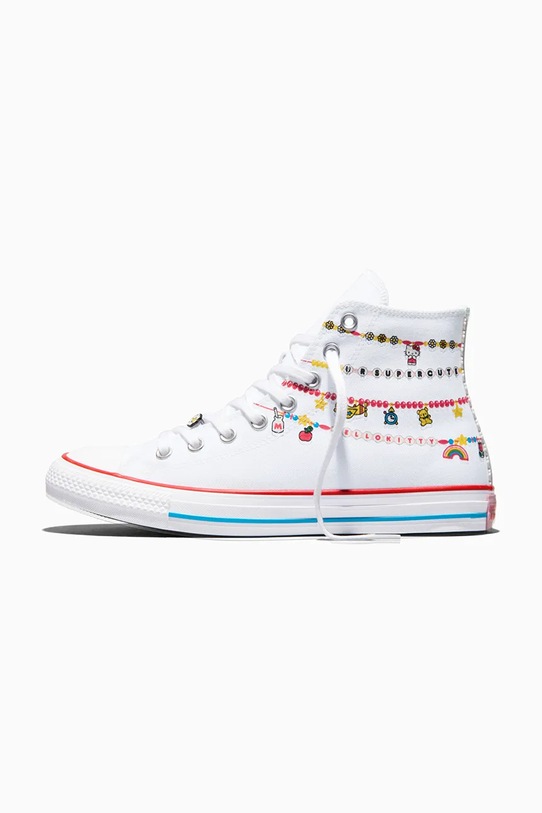 Converse Converse x Hello Kitty Chuck Taylor All Star HI trampki damskie biały A17699C
