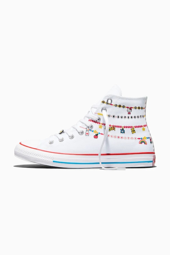 Converse Converse x Hello Kitty Chuck Taylor All Star HI trampki damskie biały A17699C