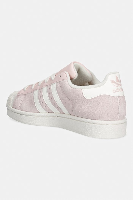 Obuwie adidas Originals sneakersy zamszowe SUPERSTAR II W KI1456 różowy