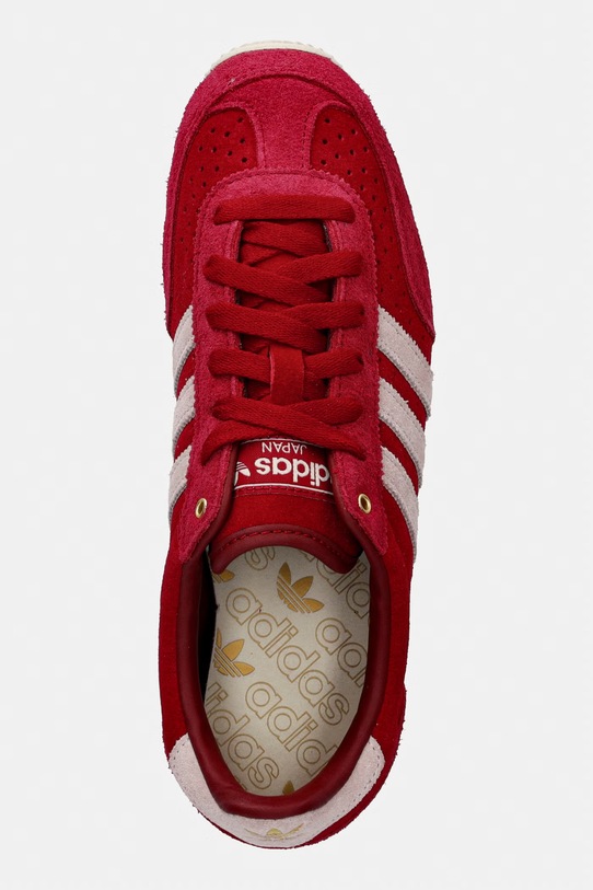 adidas Originals JAPAN W sneakersy damskie zamszowe czerwony KJ6155